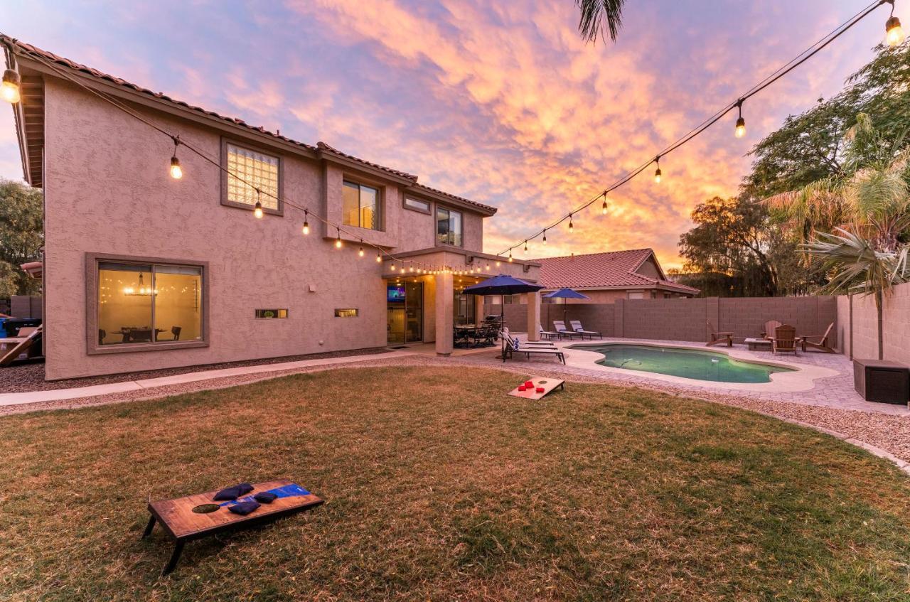 Arizona Retreat//3 Kings~Casita~Pool~Gameroom~Firepit Gilbert Eksteriør bilde